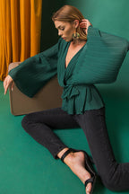HELLO SWEETHEART PLEATED TOP Flying Tomato
