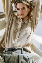 A CHILL MOMENT KNIT TOP Flying Tomato
