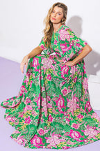 ALL NIGHT REVIVAL WOVEN MAXI DRESS Flying Tomato