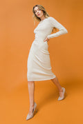 BE WITH YOU SWEATER MIDI DRESS Flying Tomato