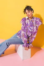 SWEETEST HELLO WOVEN TOP Flying Tomato