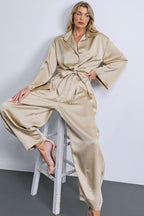 POWERFUL CHARM WOVEN SATIN TOP Flying Tomato