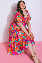 EVERYONE'S DESIRE WOVEN MIDI DRESS Flying Tomato