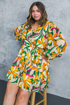 DARING HEART WOVEN MINI DRESS Flying Tomato