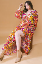 WONDERFUL SOUL WOVEN MAXI DRESS Flying Tomato