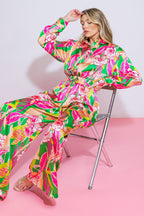 BLOOMING HOPE WOVEN JUMPSUIT Flying Tomato
