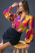 NEW IN TOWN WOVEN BODYSUIT Flying Tomato