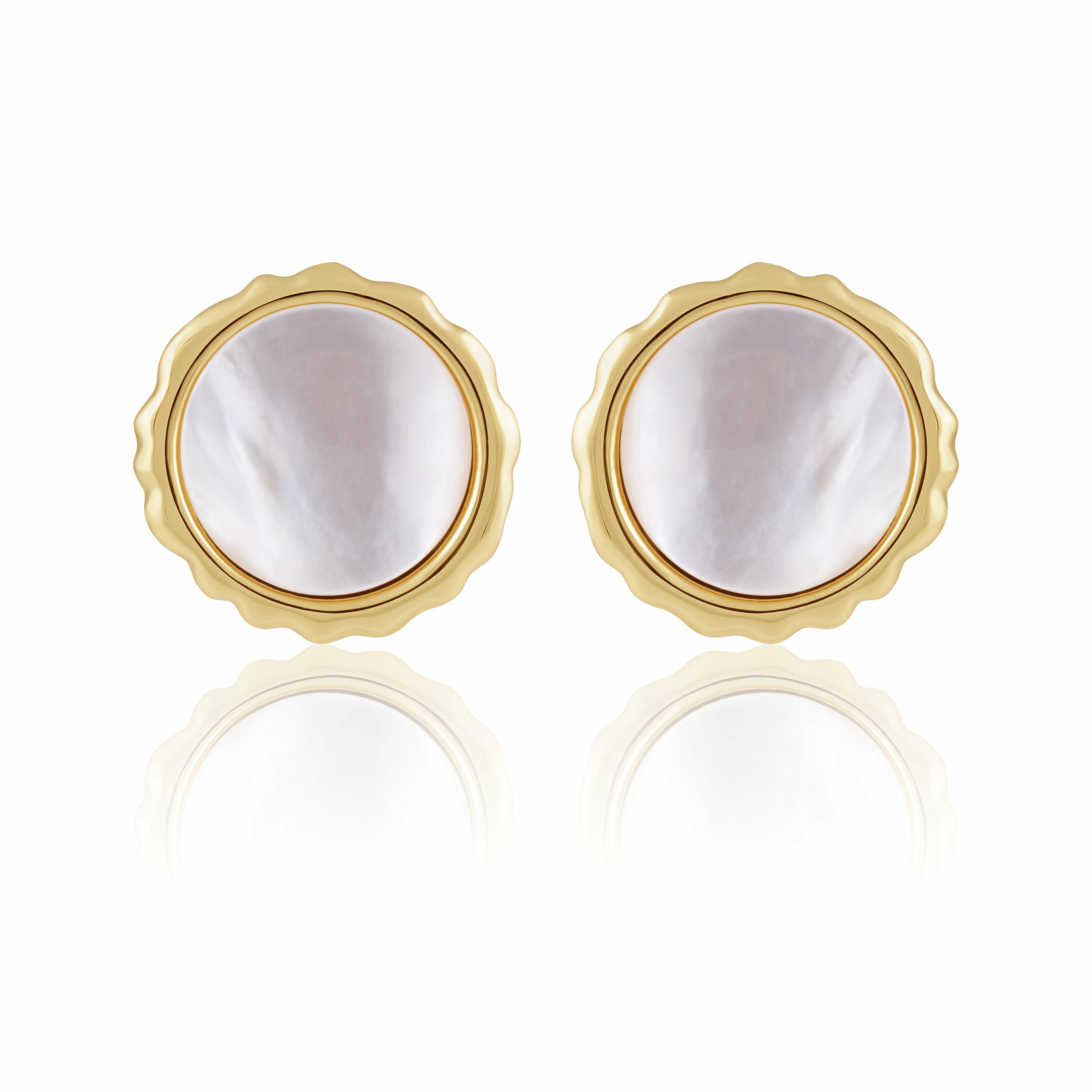 Gwen Mother of Pearl Stud