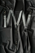 Sophia Grey Ultra-Fine Virgin Wool Suspenders ETNA