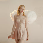 Lace Hem Silky Bridal Lingerie Set - 5 Colors, Sizes S to 5XL SelenaHuanStudio