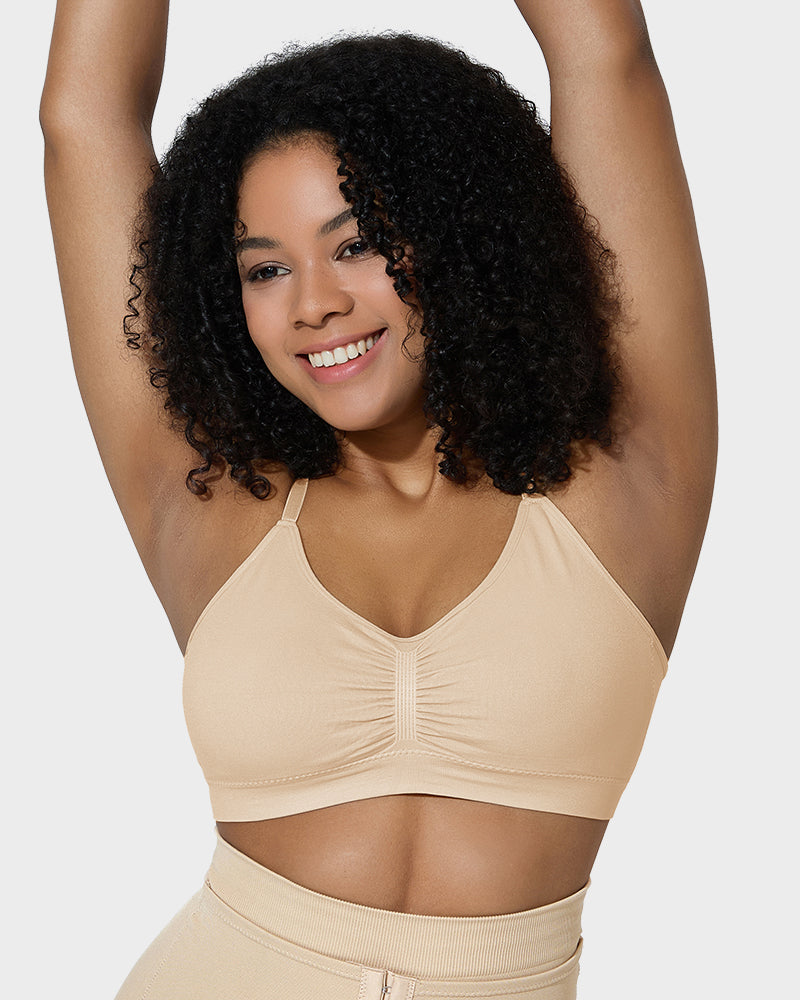 Women's Full Coverage Non-Padded Wireless Sculpt Bra SheCurve