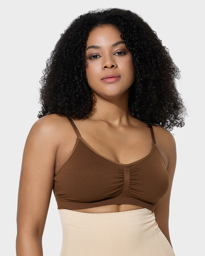 Women's Full Coverage Non-Padded Wireless Sculpt Bra SheCurve
