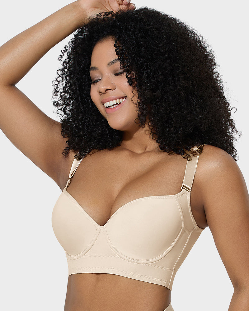 Push Up Longline Smoothing Bra SheCurve