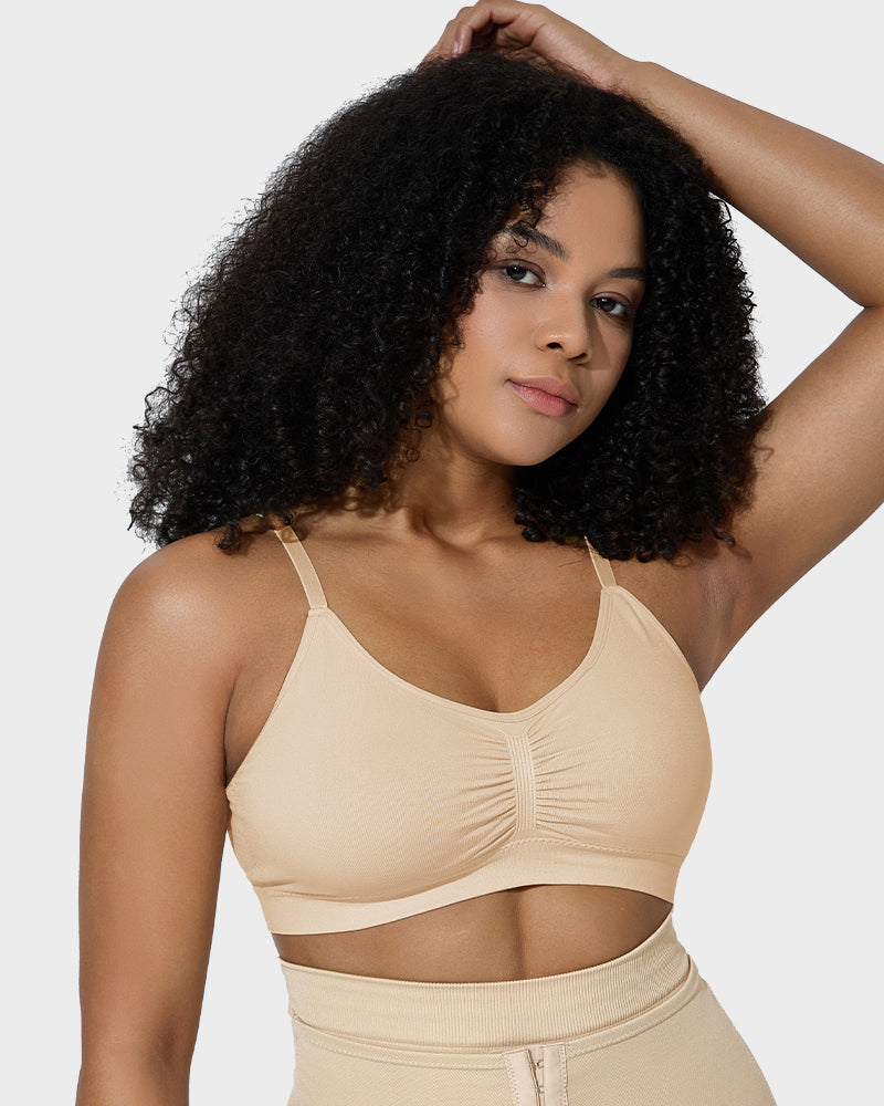 Women's Full Coverage Non-Padded Wireless Sculpt Bra SheCurve