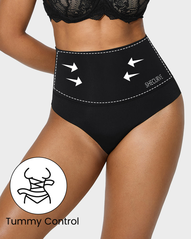 3-Pack High Waisted Tummy Control Briefs SheCurve