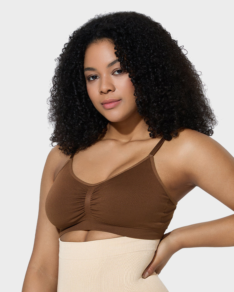 Women's Full Coverage Non-Padded Wireless Sculpt Bra SheCurve