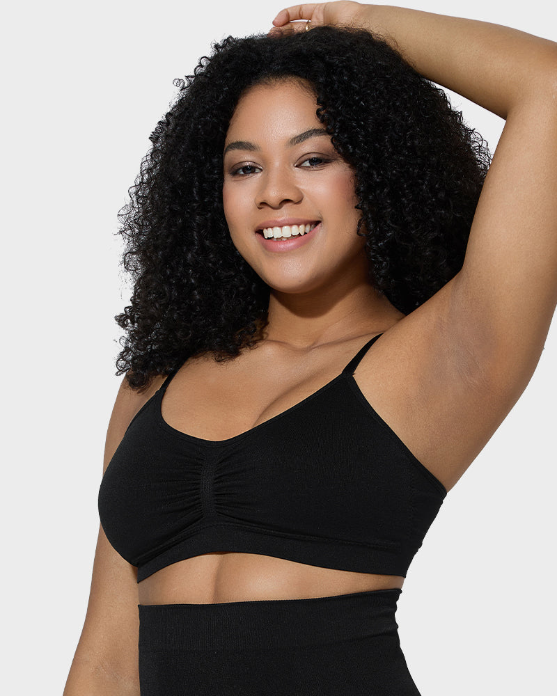 Women's Full Coverage Non-Padded Wireless Sculpt Bra SheCurve