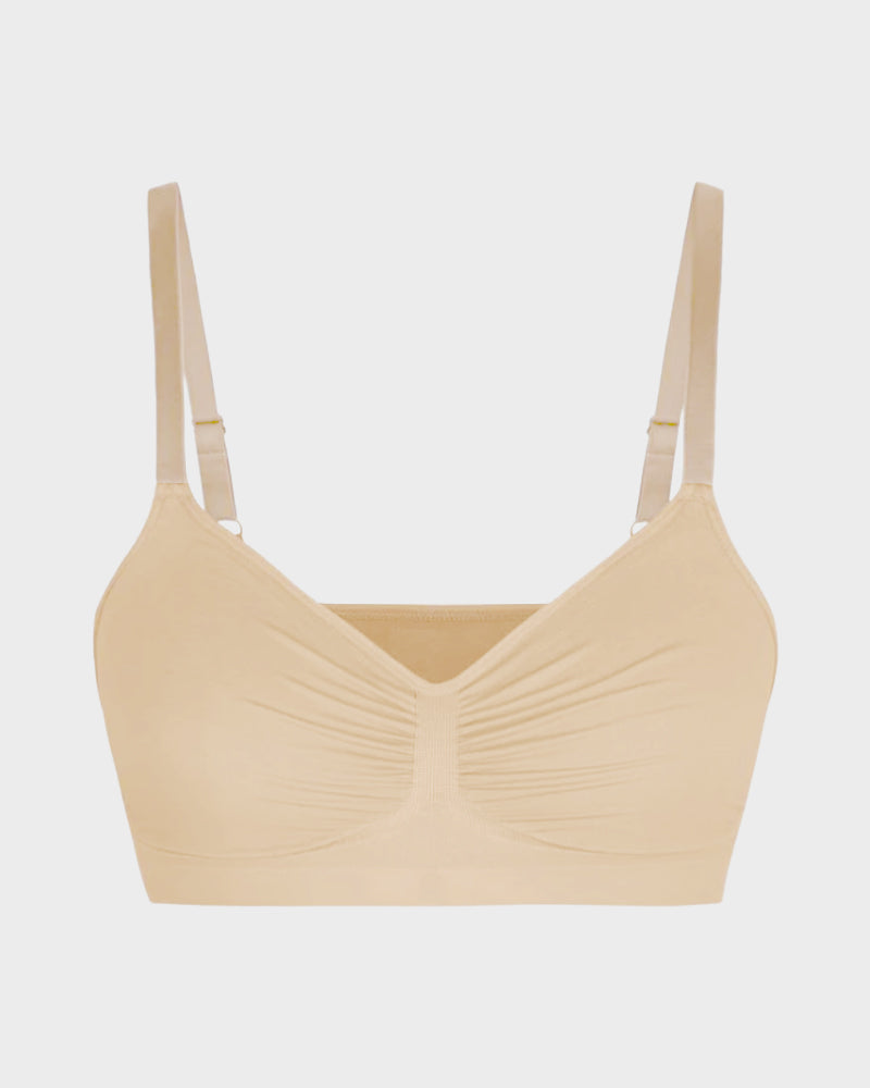 Women's Full Coverage Non-Padded Wireless Sculpt Bra SheCurve