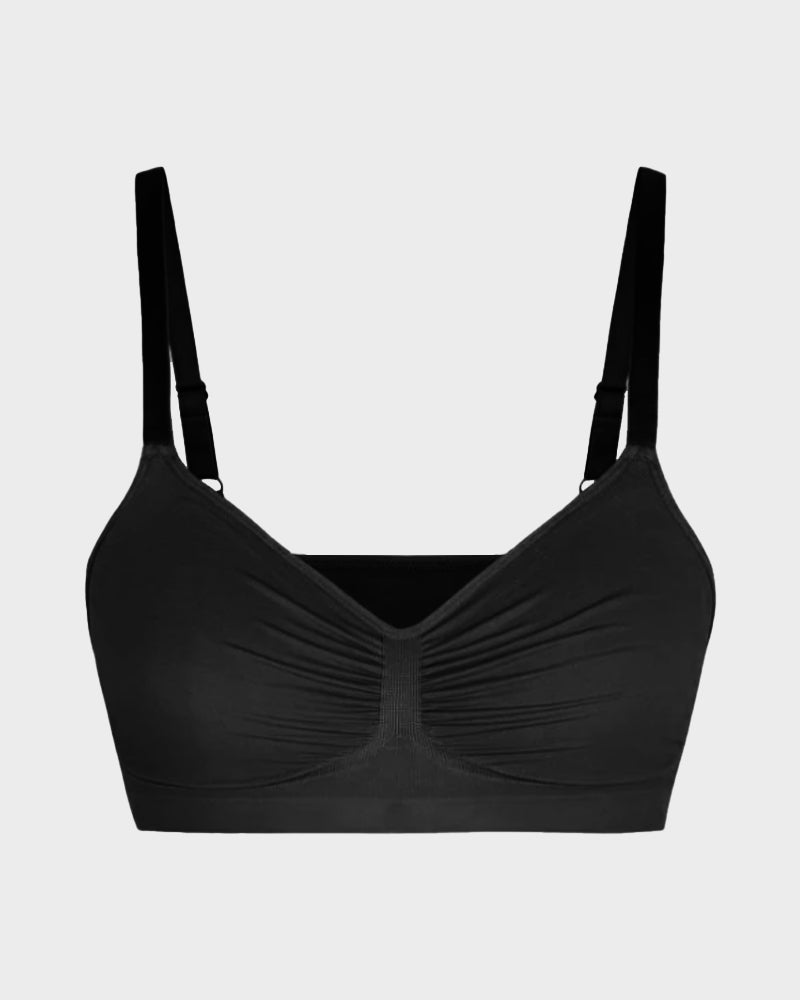 Women's Full Coverage Non-Padded Wireless Sculpt Bra SheCurve