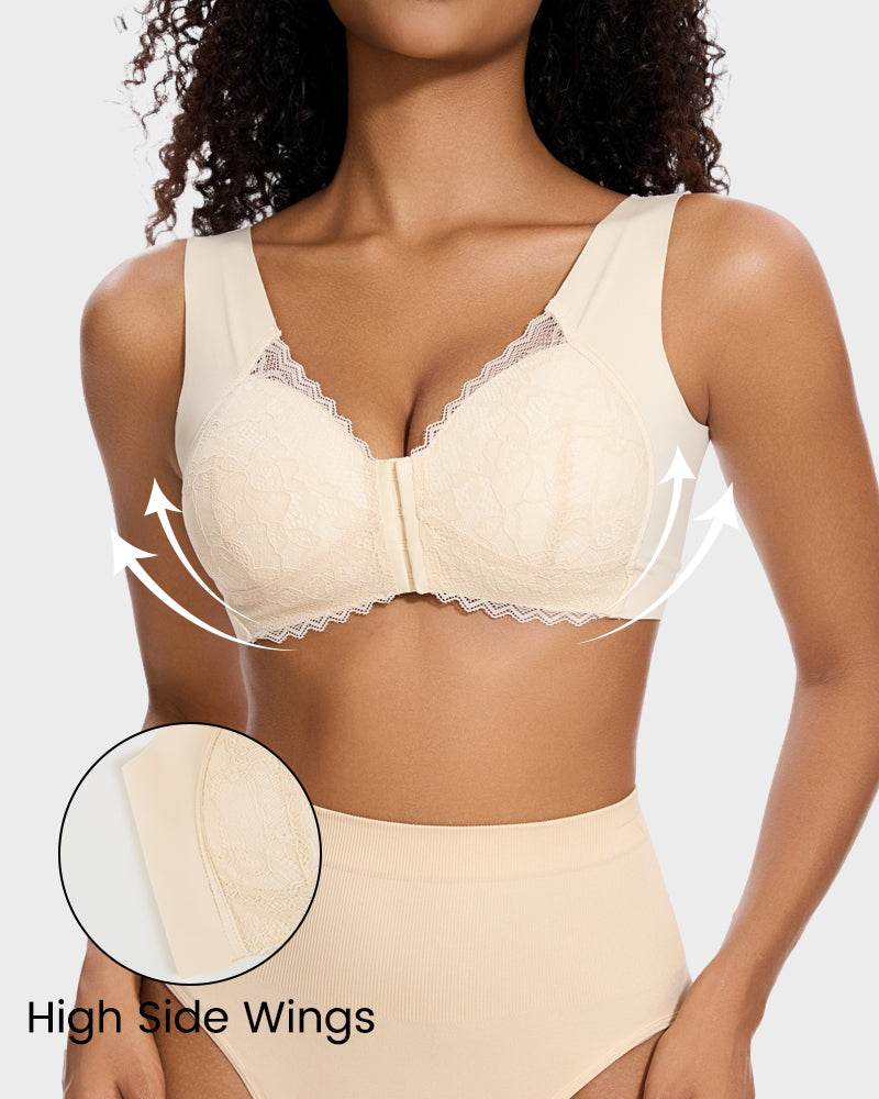 Front Closure '5D' Shaping  Wireless Bra SheCurve