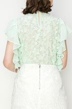 Star Cutwork Butterfly Short Sleeve Top Bella Moda Latina