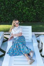 LIZZIE LINEN SKIRT | CALLISTA PALM Kahora Palm Beach