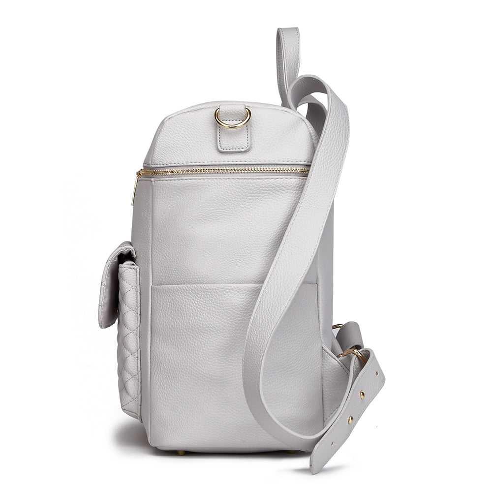 Signature Diaper Bag Stone Grey Luli Bebe
