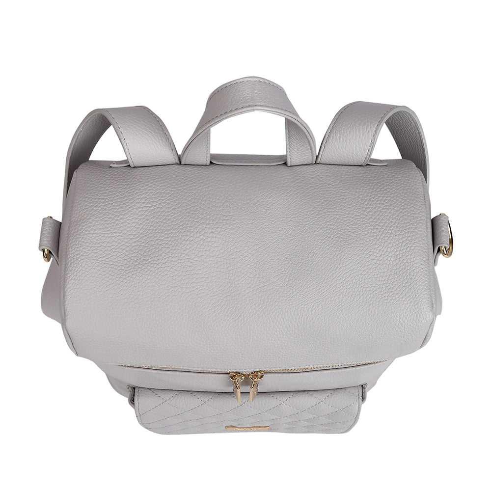 Signature Diaper Bag Stone Grey Luli Bebe