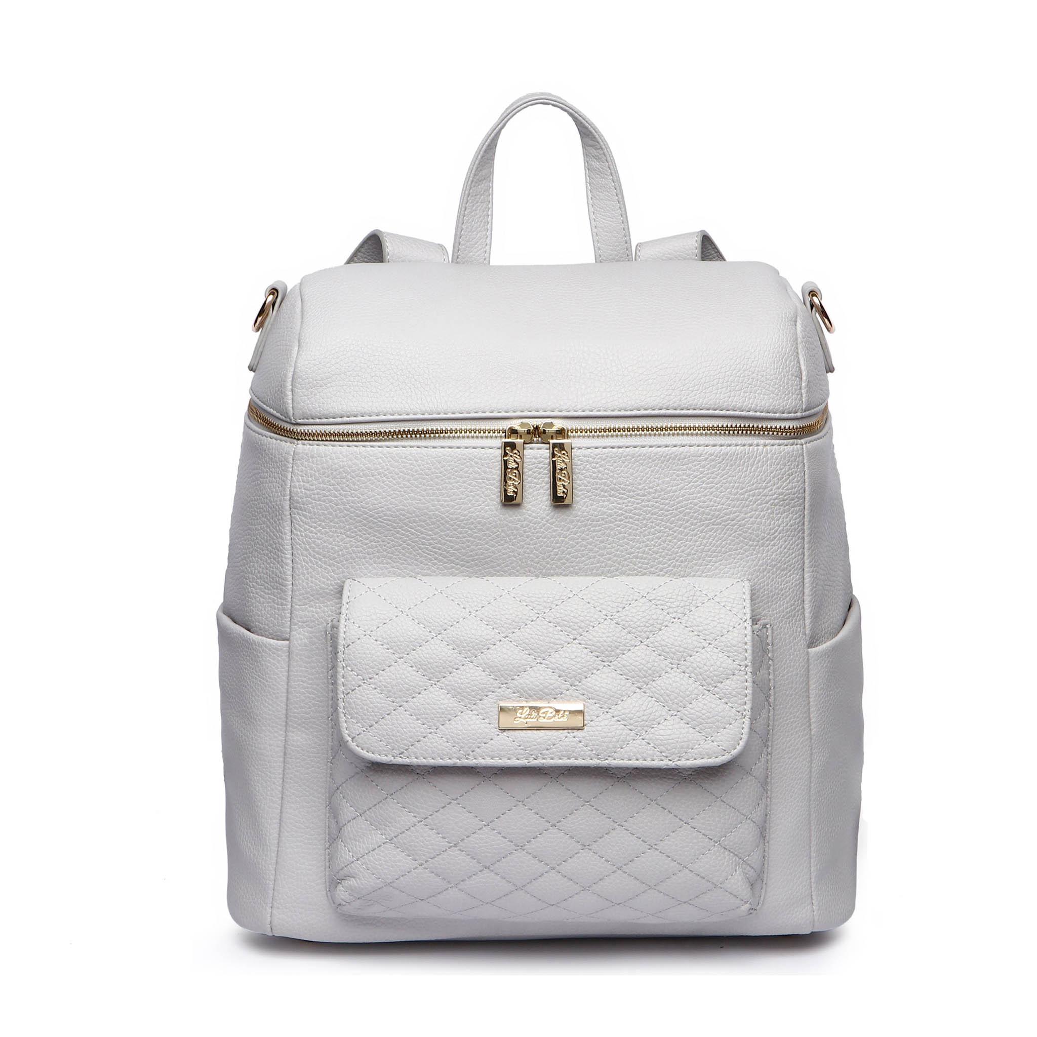 Signature Diaper Bag Stone Grey Luli Bebe