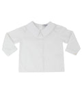 Boys Peter Pan Collar Long Sleeve Shirt