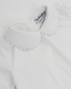 Girls Peter Pan Collar Long Sleeve Shirt Smockingbird
