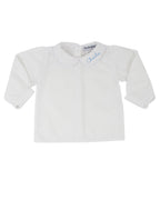 Girls Peter Pan Collar Long Sleeve Shirt Smockingbird
