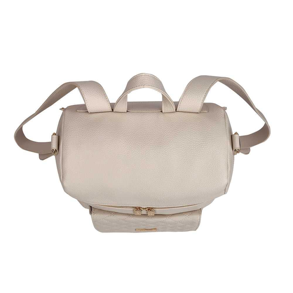 Signature Diaper Bag Pearl White Luli Bebe