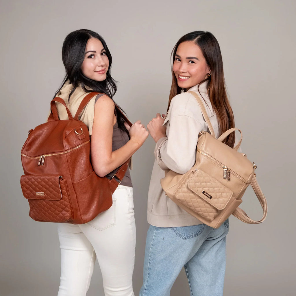 Signature Diaper Bag Caramel