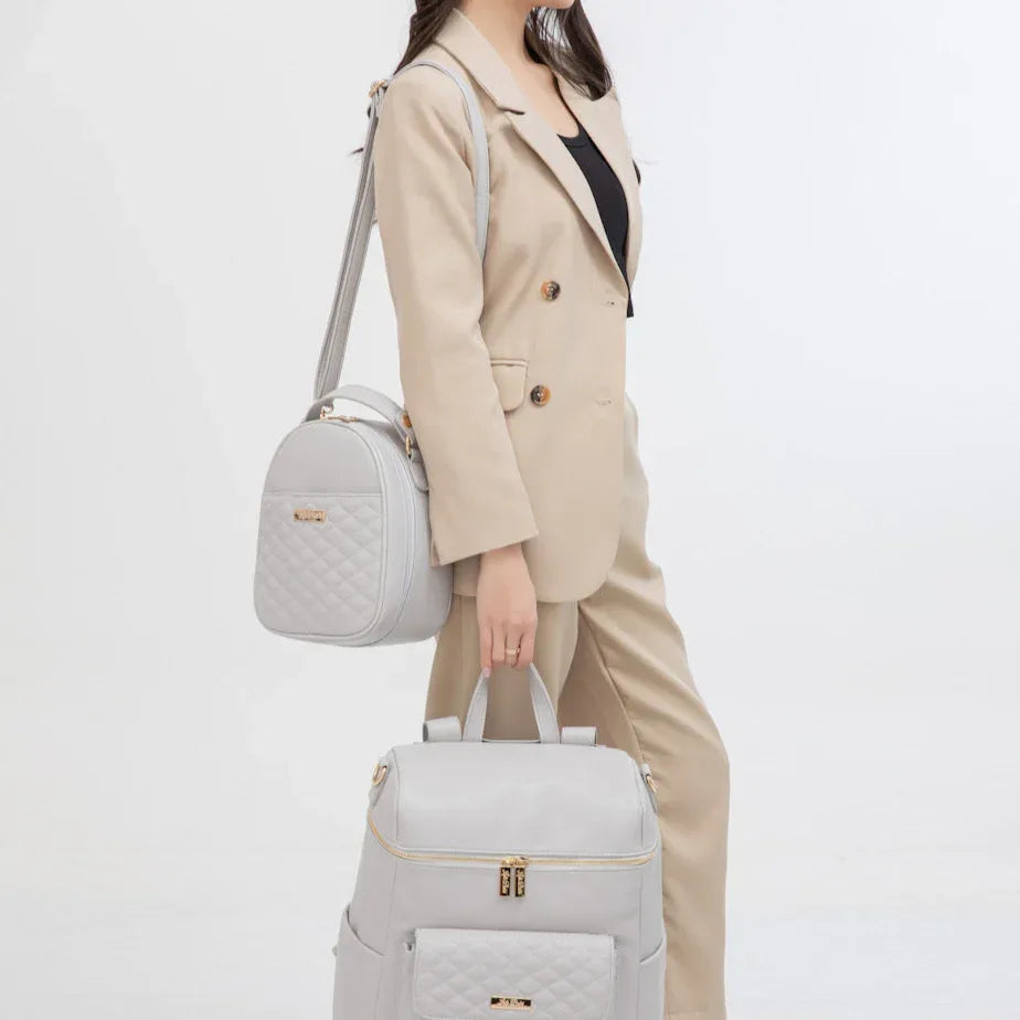 Classic Snack Bag | Stone Grey Luli Bebe