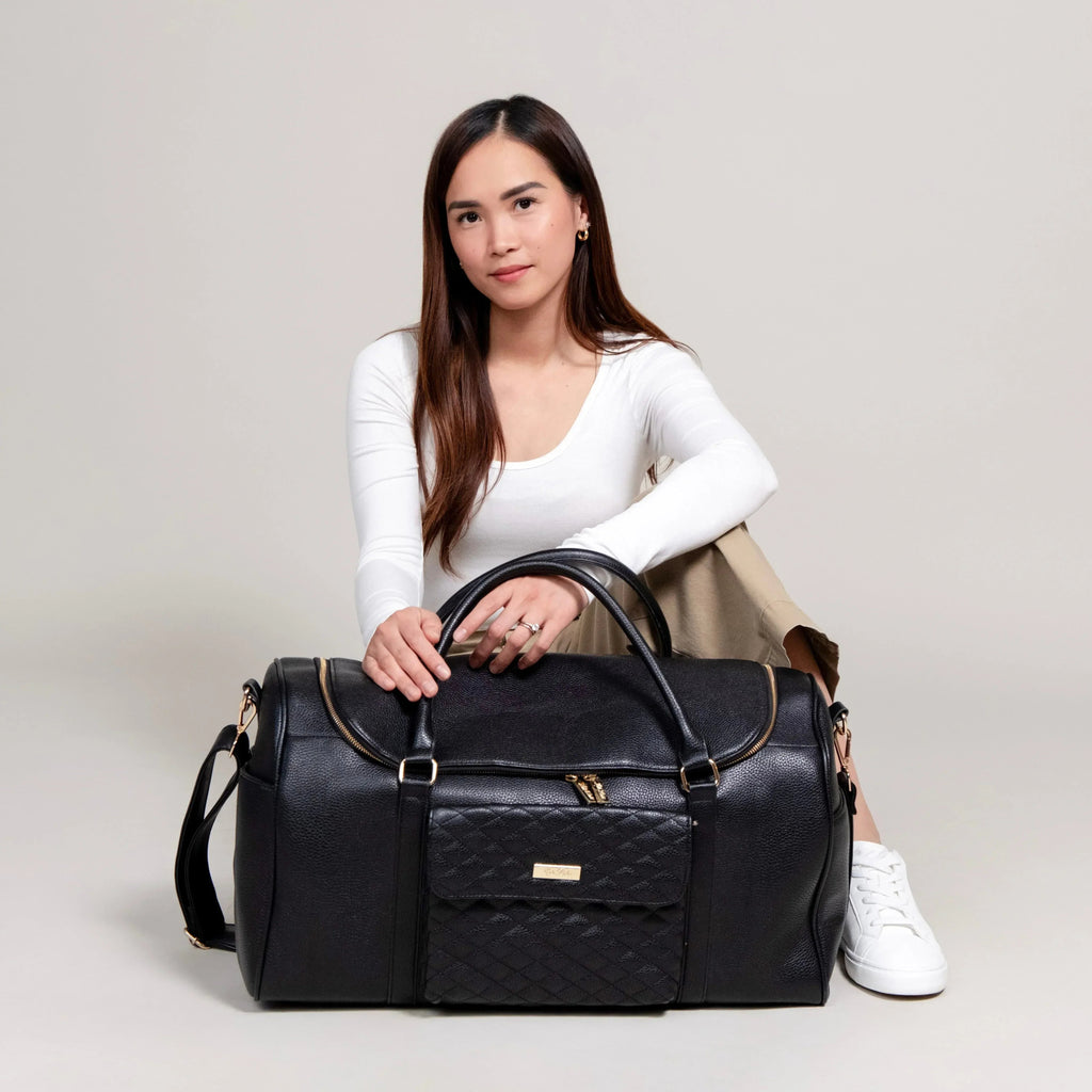 Weekender Travel Bag | Stone Grey Luli Bebe