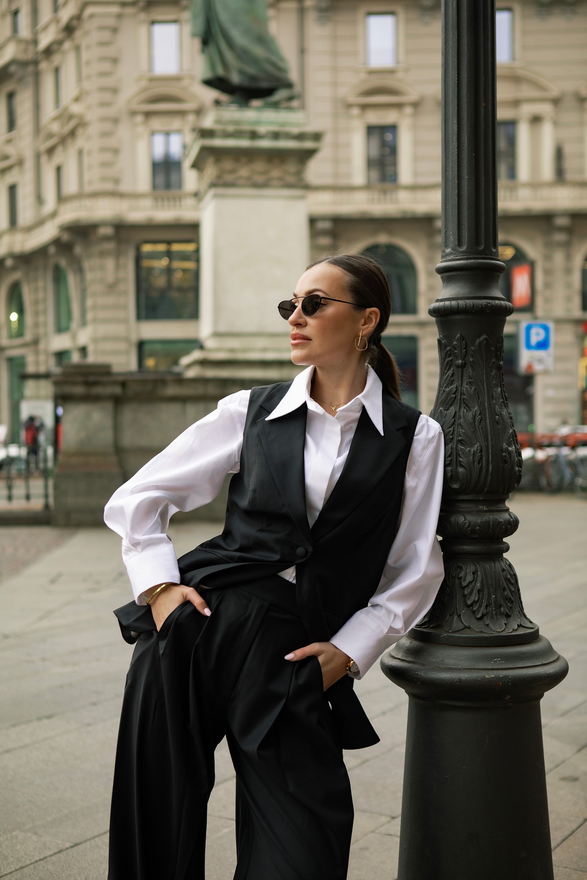 Seconda Relaxed Fit Cotton Business Shirt