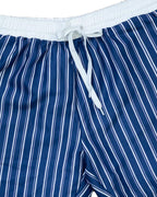 Navy Striped Mens Swim Trunks-FINAL SALE Smockingbird