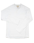 Rash Guard Long Sleeve for Men in White- FINAL SALE