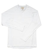 Rash Guard Long Sleeve for Men in White- FINAL SALE Smockingbird