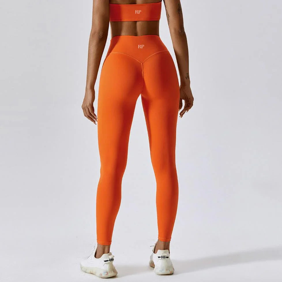 Midrise Sculpt Leggings Rockstar Peach