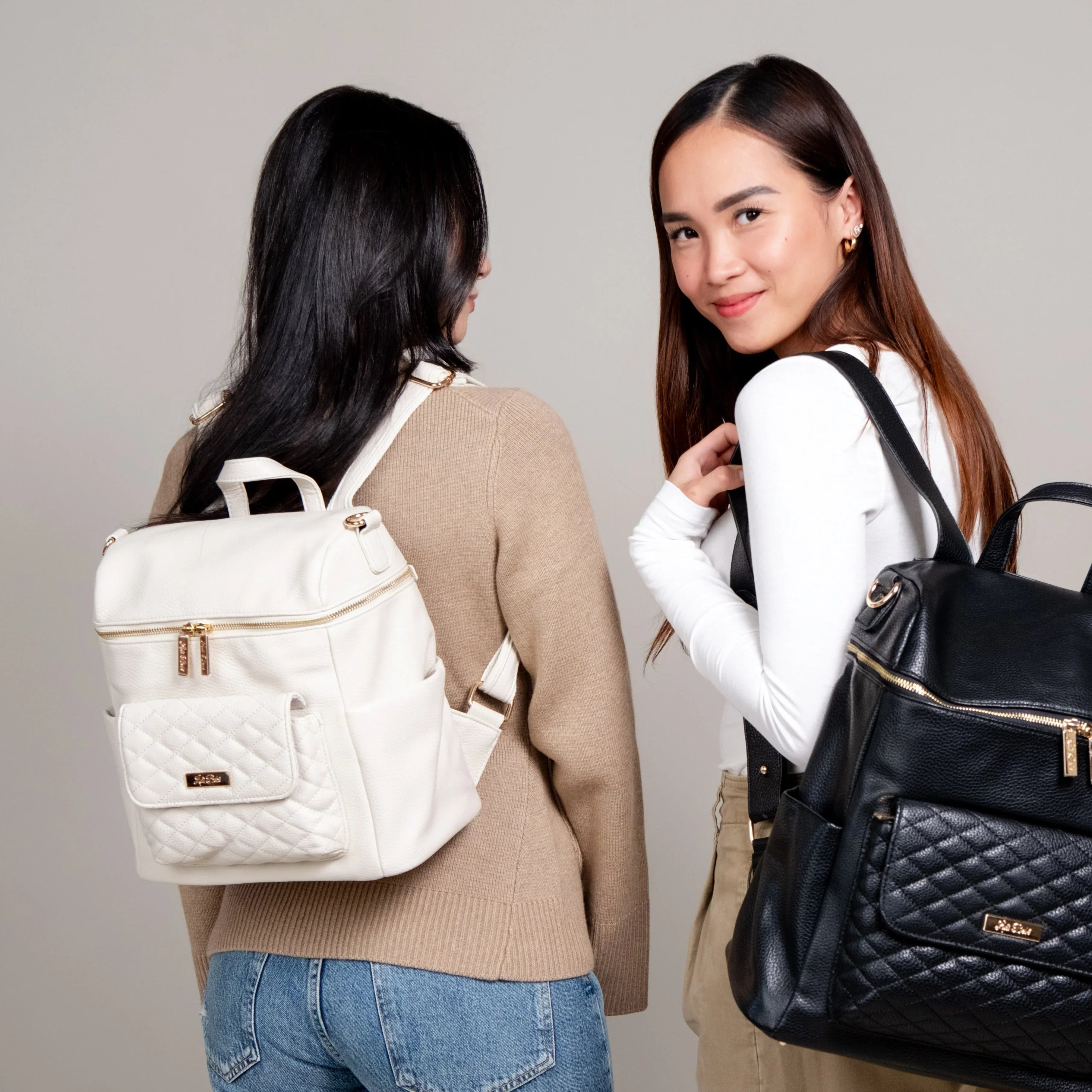 Petit Diaper Bag Pearl White Luli Bebe