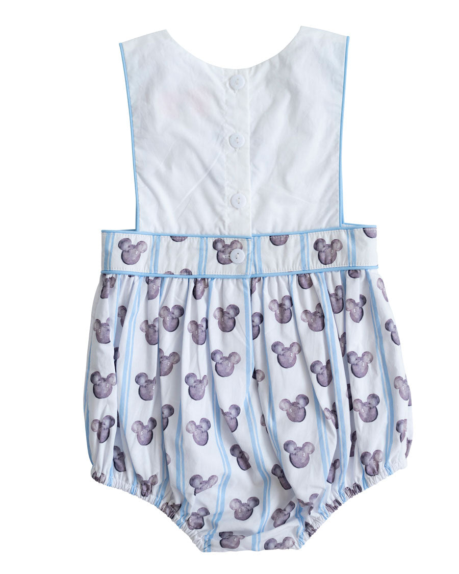 Hand Painted Mouse Print Unisex Bubble- FINAL SALE