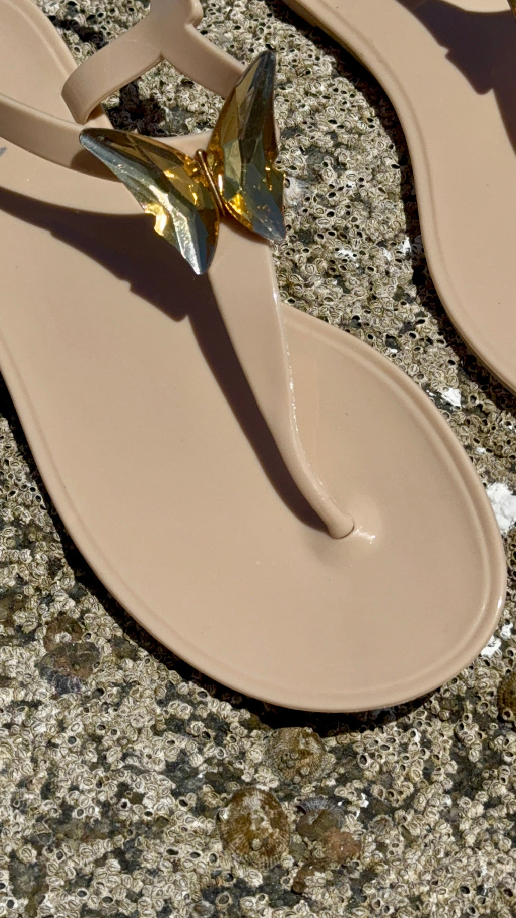 ALIANA Clear Gel Beach Sandals