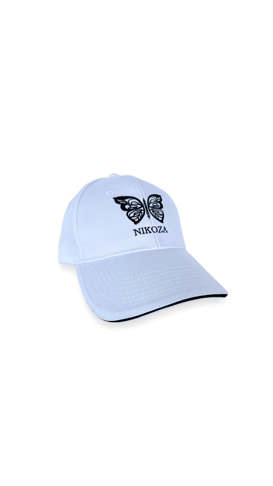 White Nikoza baseball hat NIKOZA