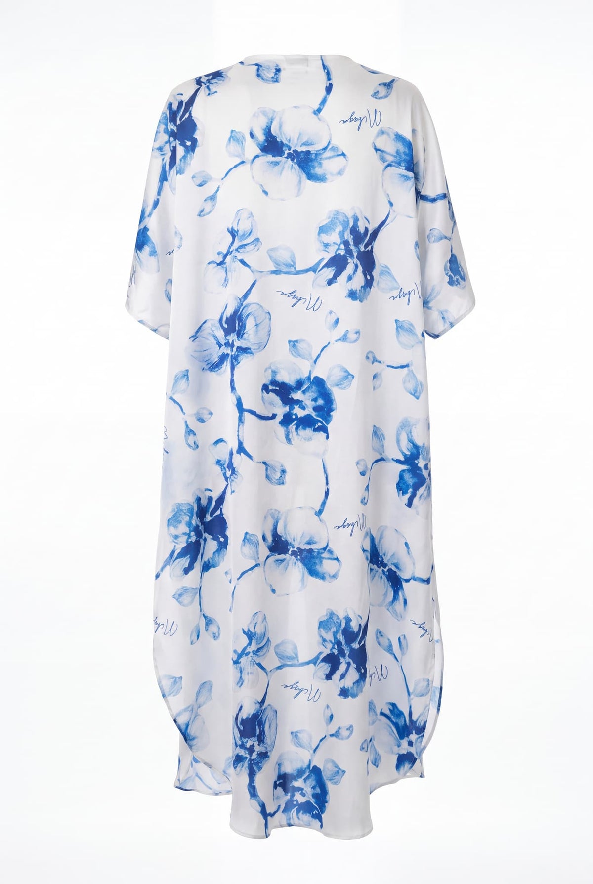 Miranda long cover up 100% Silk Satin