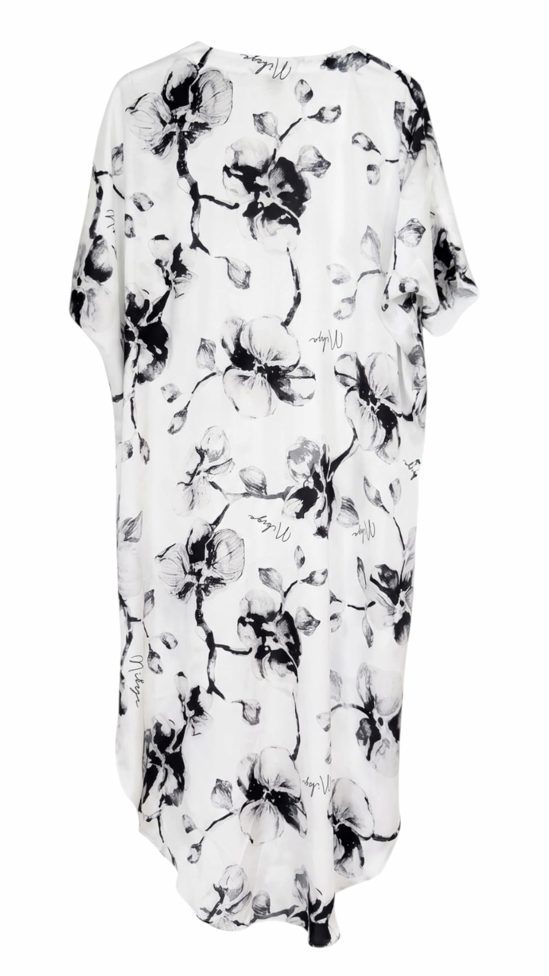 Miranda long cover up 100% Silk Satin