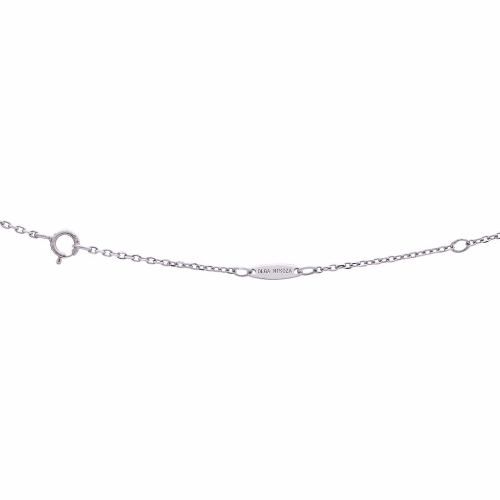 .925 Silver Papillon Butterfly Women's Necklace Jewelry NIKOZA