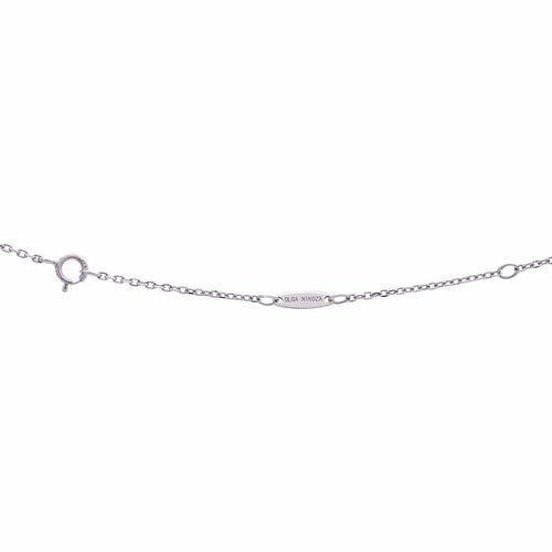 .925 Silver Papillon Butterfly Women's Necklace Jewelry NIKOZA