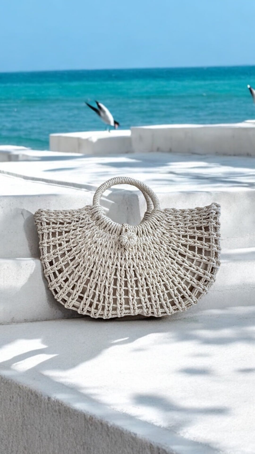 Woven Bliss Beach Bag
